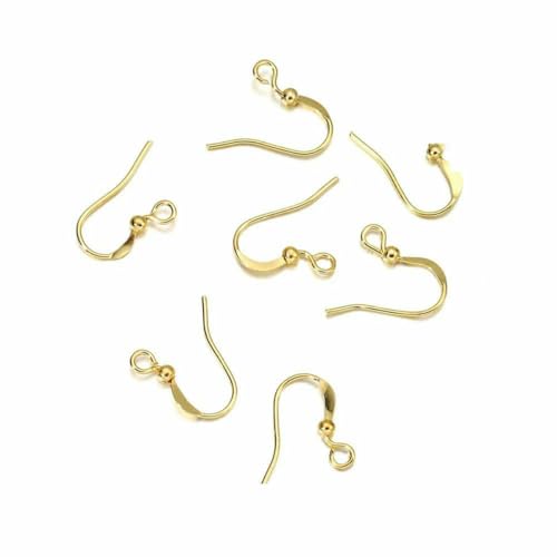 100 Stück/Los 20 x 17 mm, 10 Farben, Eisenperlen-Charms, Ohrringdrähte mit Ohrhaken, Ohrringverschluss, Zubehör für die Schmuckherstellung, DIY, Gold, 3-parallel 100 Stück/Los 20 x 17 mm, 10 Farben, Eisenperlen-Charms, Ohrringdrähte mit Ohrhaken, Ohrringverschluss, Zubehör für die Schmuckherstellung, DIY, Gold, 3-parallel von BSGUZ