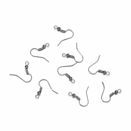 100 Stück/Los 20 x 17 mm, 10 Farben, Eisenperlen-Charms, Ohrringdrähte mit Ohrhaken, Ohrringverschluss, Zubehör für die Schmuckherstellung, DIY, Gun Black, Parallel 100 Stück/Los 20 x 17 mm, 10 Farben, Eisenperlen-Charms, Ohrringdrähte mit Ohrhaken, Ohrringverschluss, Zubehör für die Schmuckherstellung, DIY, Gun Black, Parallel von BSGUZ