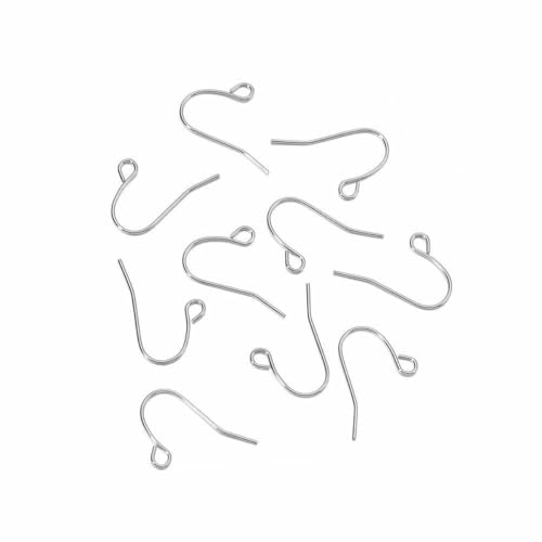 100 Stück/Los 20 x 17 mm, 10 Farben, Eisenperlen-Charms, Ohrringdrähte mit Ohrhaken, Ohrringverschluss, Zubehör für die Schmuckherstellung, DIY, Rhodium, 2-parallel 100 Stück/Los 20 x 17 mm, 10 Farben, Eisenperlen-Charms, Ohrringdrähte mit Ohrhaken, Ohrringverschluss, Zubehör für die Schmuckherstellung, DIY, Rhodium, 2-parallel von BSGUZ