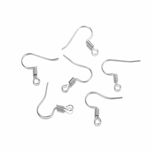 100 Stück/Los 20 x 17 mm, 10 Farben, Eisenperlen-Charms, Ohrringdrähte mit Ohrhaken, Ohrringverschluss, Zubehör für die Schmuckherstellung, DIY, Rhodium, 4-parallel 100 Stück/Los 20 x 17 mm, 10 Farben, Eisenperlen-Charms, Ohrringdrähte mit Ohrhaken, Ohrringverschluss, Zubehör für die Schmuckherstellung, DIY, Rhodium, 4-parallel von BSGUZ
