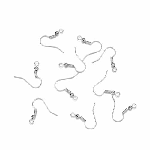 100 Stück/Los 20 x 17 mm, 10 Farben, Eisenperlen-Charms, Ohrringdrähte mit Ohrhaken, Ohrringverschluss, Zubehör für die Schmuckherstellung, DIY, Rhodium, Parallel 100 Stück/Los 20 x 17 mm, 10 Farben, Eisenperlen-Charms, Ohrringdrähte mit Ohrhaken, Ohrringverschluss, Zubehör für die Schmuckherstellung, DIY, Rhodium, Parallel von BSGUZ
