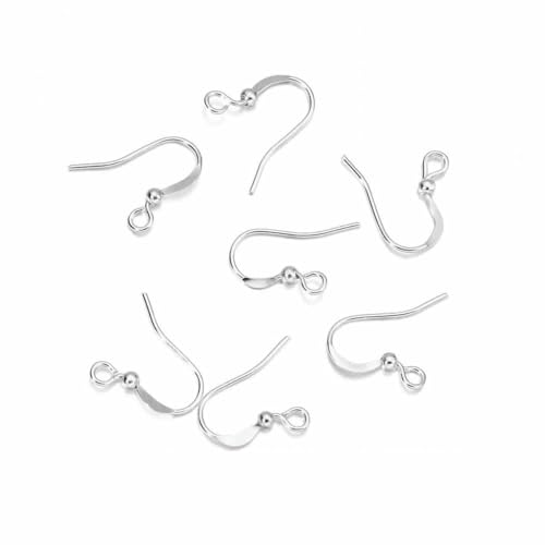 100 Stück/Los 20 x 17 mm, 10 Farben, Eisenperlen-Charms, Ohrringdrähte mit Ohrhaken, Ohrringverschluss, Zubehör für die Schmuckherstellung, DIY, Silber 3 100 Stück/Los 20 x 17 mm, 10 Farben, Eisenperlen-Charms, Ohrringdrähte mit Ohrhaken, Ohrringverschluss, Zubehör für die Schmuckherstellung, DIY, Silber 3 von BSGUZ