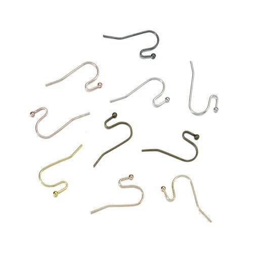 100 Stück/Los 20 x 17 mm, 10 Farben, Eisenperlen-Charms, Ohrringdrähte mit Ohrhaken, Ohrringverschluss, Zubehör für die Schmuckherstellung, DIY, mehrfarbig, 1-parallel 100 Stück/Los 20 x 17 mm, 10 Farben, Eisenperlen-Charms, Ohrringdrähte mit Ohrhaken, Ohrringverschluss, Zubehör für die Schmuckherstellung, DIY, mehrfarbig, 1-parallel von BSGUZ