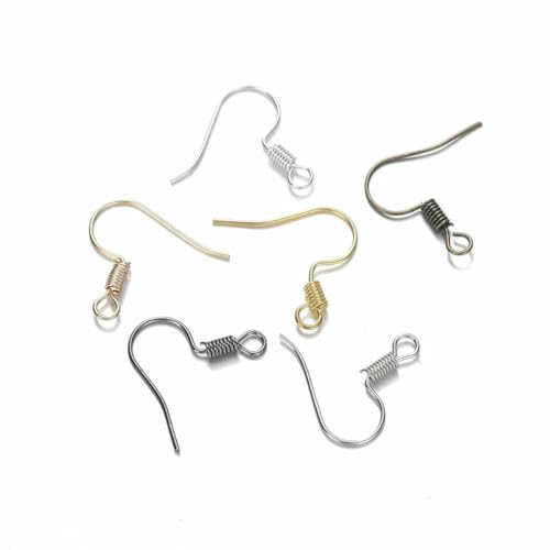 100 Stück/Los 20 x 17 mm, 10 Farben, Eisenperlen-Charms, Ohrringdrähte mit Ohrhaken, Ohrringverschluss, Zubehör für die Schmuckherstellung, DIY, mehrfarbig, 4-parallel 100 Stück/Los 20 x 17 mm, 10 Farben, Eisenperlen-Charms, Ohrringdrähte mit Ohrhaken, Ohrringverschluss, Zubehör für die Schmuckherstellung, DIY, mehrfarbig, 4-parallel von BSGUZ