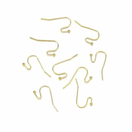 100 Stück/Los 20 x 17 mm, 10 Farben, Eisenperlen-Charms, Ohrringdrähte mit Ohrhaken, Ohrringverschluss, Zubehör für die Schmuckherstellung, DIY-Gold 1- 100 Stück/Los 20 x 17 mm, 10 Farben, Eisenperlen-Charms, Ohrringdrähte mit Ohrhaken, Ohrringverschluss, Zubehör für die Schmuckherstellung, DIY-Gold 1- von BSGUZ