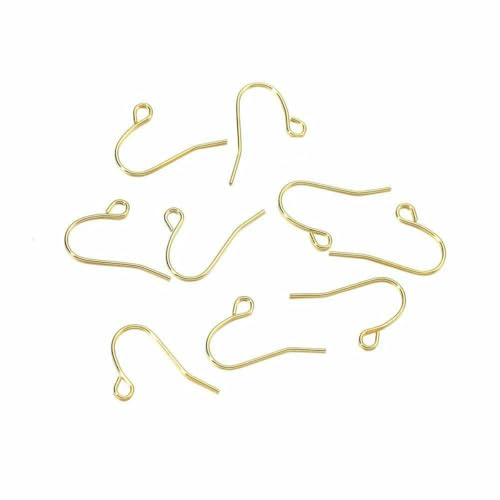 100 Stück/Los 20 x 17 mm, 10 Farben, Eisenperlen-Charms, Ohrringdrähte mit Ohrhaken, Ohrringverschluss, Zubehör für die Schmuckherstellung, DIY-Gold 2- 100 Stück/Los 20 x 17 mm, 10 Farben, Eisenperlen-Charms, Ohrringdrähte mit Ohrhaken, Ohrringverschluss, Zubehör für die Schmuckherstellung, DIY-Gold 2- von BSGUZ