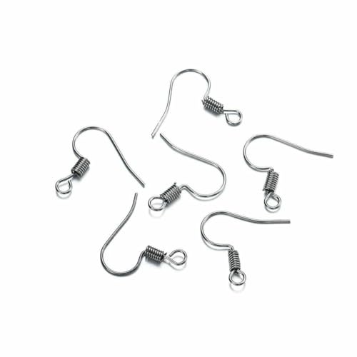 100 Stück/Los 20 x 17 mm, 10 Farben, Eisenperlen-Charms, Ohrringdrähte mit Ohrhaken, Ohrringverschluss, Zubehör für die Schmuckherstellung, DIY-Gun Black 4- 100 Stück/Los 20 x 17 mm, 10 Farben, Eisenperlen-Charms, Ohrringdrähte mit Ohrhaken, Ohrringverschluss, Zubehör für die Schmuckherstellung, DIY-Gun Black 4- von BSGUZ