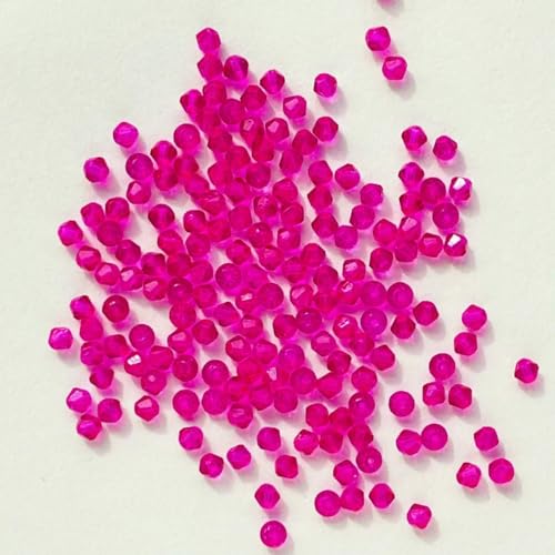 100 Stück 4,0 mm glänzende facettierte österreichische Kristallperlen, Doppelkegelperlen, lose Abstandsperlen für die Schmuckherstellung, DIY-Armband, Halskette, Anhänger, 25 100 Stück 4,0 mm glänzende facettierte österreichische Kristallperlen, Doppelkegelperlen, lose Abstandsperlen für die Schmuckherstellung, DIY-Armband, Halskette, Anhänger, 25 von BSGUZ
