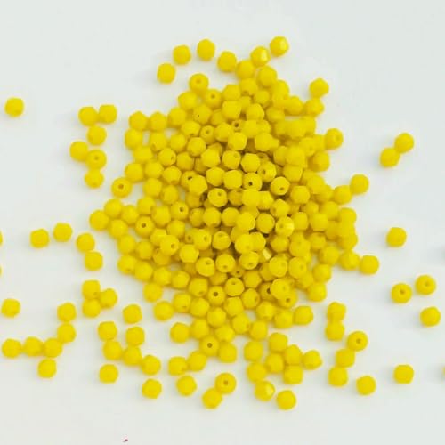 100 Stück 4,0 mm glänzende facettierte österreichische Kristallperlen, Doppelkegelperlen, lose Abstandsperlen für die Schmuckherstellung, DIY-Armband, Halskette, Anhänger, 26 100 Stück 4,0 mm glänzende facettierte österreichische Kristallperlen, Doppelkegelperlen, lose Abstandsperlen für die Schmuckherstellung, DIY-Armband, Halskette, Anhänger, 26 von BSGUZ