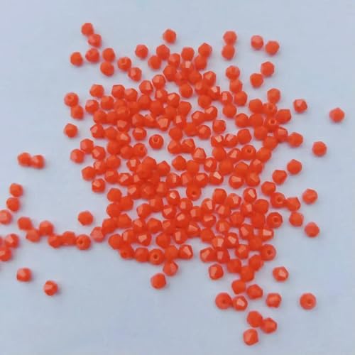 100 Stück 4,0 mm glänzende facettierte österreichische Kristallperlen, Doppelkegelperlen, lose Abstandsperlen für die Schmuckherstellung, DIY-Armband, Halskette, Anhänger, 5 100 Stück 4,0 mm glänzende facettierte österreichische Kristallperlen, Doppelkegelperlen, lose Abstandsperlen für die Schmuckherstellung, DIY-Armband, Halskette, Anhänger, 5 von BSGUZ