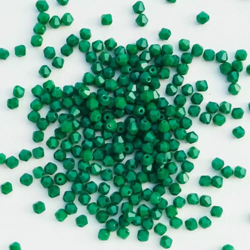 100 Stück 4,0 mm glänzende facettierte österreichische Kristallperlen, Doppelkegelperlen, lose Abstandsperlen für die Schmuckherstellung, DIY-Armband, Halskette, Anhänger, 9 100 Stück 4,0 mm glänzende facettierte österreichische Kristallperlen, Doppelkegelperlen, lose Abstandsperlen für die Schmuckherstellung, DIY-Armband, Halskette, Anhänger, 9 von BSGUZ