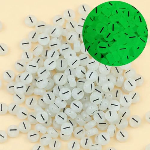 100 Stück 7 mm leuchtende 26-Buchstaben-Perlen, ovale Form, Acryl-Abstandshalterperlen für die Schmuckherstellung, DIY-Charms, Armbänder, Halsketten, Zubehör-I-6 mm, 100 Stück 100 Stück 7 mm leuchtende 26-Buchstaben-Perlen, ovale Form, Acryl-Abstandshalterperlen für die Schmuckherstellung, DIY-Charms, Armbänder, Halsketten, Zubehör-I-6 mm, 100 Stück von BSGUZ