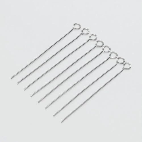 100 Stück Edelstahl-Augenstifte, Metall-Augenstifte zur Schmuckherstellung, DIY-Ohrringe, Anhänger, Schmuckstifte, Zubehör, 18 mm von BSGUZ