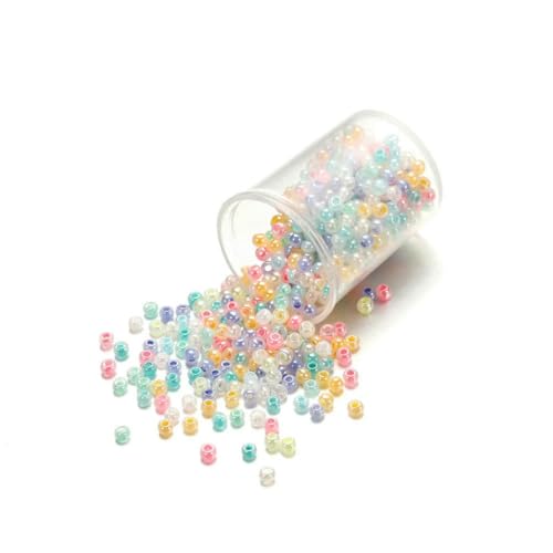 1000/1800 Stück 2 mm bonbonfarbene tschechische Glasperlen, süße kleine Perlen, Armband, Handarbeit für DIY-Schmuckherstellung, Zubehör – gemischt – 2 mm x 1000 Stück 1000/1800 Stück 2 mm bonbonfarbene tschechische Glasperlen, süße kleine Perlen, Armband, Handarbeit für DIY-Schmuckherstellung, Zubehör – gemischt – 2 mm x 1000 Stück von BSGUZ