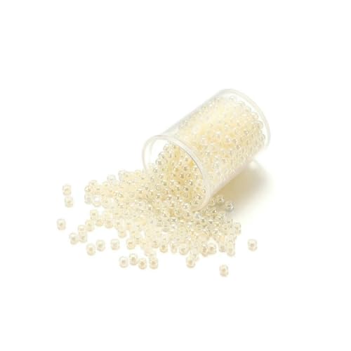 1000/1800 Stück 2 mm bonbonfarbene tschechische Glasperlen, süße kleine Perlen, Armband, Kunsthandwerk für DIY-Schmuckherstellung, Zubehör – Beige – 2 mm x 1800 Stück 1000/1800 Stück 2 mm bonbonfarbene tschechische Glasperlen, süße kleine Perlen, Armband, Kunsthandwerk für DIY-Schmuckherstellung, Zubehör – Beige – 2 mm x 1800 Stück von BSGUZ