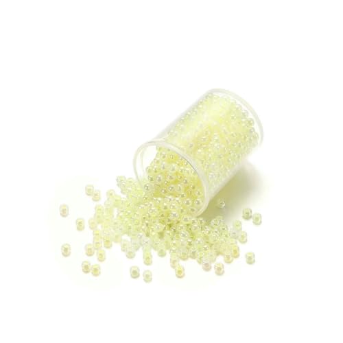 1000/1800 Stück 2 mm bonbonfarbene tschechische Glasperlen, süße kleine Perlen, Armband, Kunsthandwerk für DIY-Schmuckherstellung, Zubehör – Hellgelb – 2 mm x 1000 Stück 1000/1800 Stück 2 mm bonbonfarbene tschechische Glasperlen, süße kleine Perlen, Armband, Kunsthandwerk für DIY-Schmuckherstellung, Zubehör – Hellgelb – 2 mm x 1000 Stück von BSGUZ