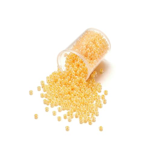 1000/1800 Stück 2 mm bonbonfarbene tschechische Glasperlen, süße kleine Perlen, Armband, Kunsthandwerk für DIY-Schmuckherstellung, Zubehör – Orange – 2 mm x 1800 Stück 1000/1800 Stück 2 mm bonbonfarbene tschechische Glasperlen, süße kleine Perlen, Armband, Kunsthandwerk für DIY-Schmuckherstellung, Zubehör – Orange – 2 mm x 1800 Stück von BSGUZ