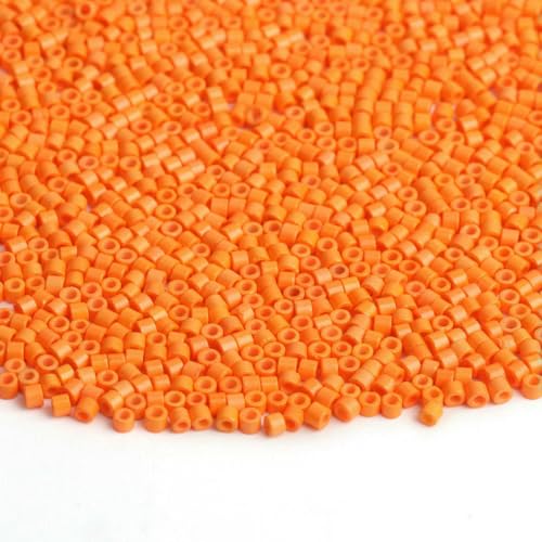 1000/3000 Stück/Box, 2 mm, 34 Farben, lose Glasperlen, runde Abstandsperlen für die Schmuckherstellung, DIY-Armband, Bastelzubehör, Orange, 3000 Stück 1000/3000 Stück/Box, 2 mm, 34 Farben, lose Glasperlen, runde Abstandsperlen für die Schmuckherstellung, DIY-Armband, Bastelzubehör, Orange, 3000 Stück von BSGUZ