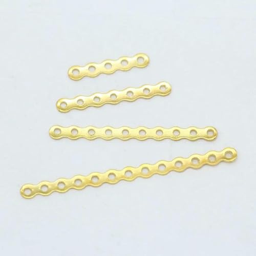 100p vergoldete, versilberte DIY-Schmuckherstellungsbefunde, 5-Loch, 7-Loch, 10-Loch, 13-Loch, Abstandshalter, Verbindungsstücke, Metallperlen, Gold, 10 Löcher 100p vergoldete, versilberte DIY-Schmuckherstellungsbefunde, 5-Loch, 7-Loch, 10-Loch, 13-Loch, Abstandshalter, Verbindungsstücke, Metallperlen, Gold, 10 Löcher von BSGUZ