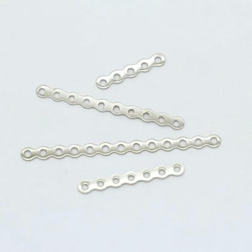100p vergoldete, versilberte DIY-Schmuckherstellungsbefunde, 5-Loch, 7-Loch, 10-Loch, 13-Loch-Abstandshalter, Verbindungsstücke, Metallperlen, Nickel, 13 Löcher 100p vergoldete, versilberte DIY-Schmuckherstellungsbefunde, 5-Loch, 7-Loch, 10-Loch, 13-Loch-Abstandshalter, Verbindungsstücke, Metallperlen, Nickel, 13 Löcher von BSGUZ