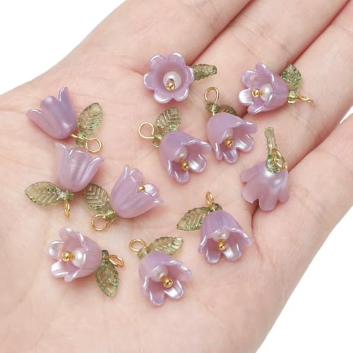 11 x 14,0 mm, 2–10 Stück, Acrylperlen im Maiglöckchen-Design, mit farbigen losen Perlen überzogen, handgefertigt, DIY-Schmuckherstellung, Brac-Style3 – 11 x 14,0 mm, 2 Stück 11 x 14,0 mm, 2–10 Stück, Acrylperlen im Maiglöckchen-Design, mit farbigen losen Perlen überzogen, handgefertigt, DIY-Schmuckherstellung, Brac-Style3 – 11 x 14,0 mm, 2 Stück von BSGUZ