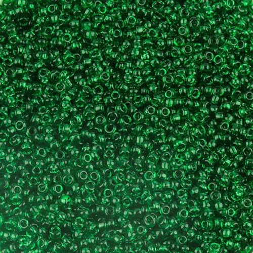 1130–5650 Stück 2 mm transparente Rocailles-Perlen, gleichmäßige runde Abstandshalter-Glasperlen, tschechische Perlen für die Herstellung von DIY-Ohrringen, Halsketten und Schmuck, 03–2 mm, 1130 S von BSGUZ