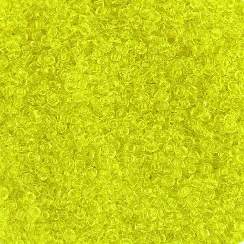 1130–5650 Stück 2 mm transparente Rocailles-Perlen, gleichmäßige runde Abstandshalter-Glasperlen, tschechische Perlen für die Herstellung von DIY-Ohrringen, Halsketten und Schmuck, 06–2 mm, 1130 S von BSGUZ