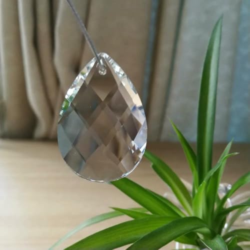 12 Stück 38 MM K9 optisch klares Kristallprisma-Ornament Sonnenfänger-Glasperlen für Kronleuchter Kristalllampenprisma-Teil - Standard von BSGUZ