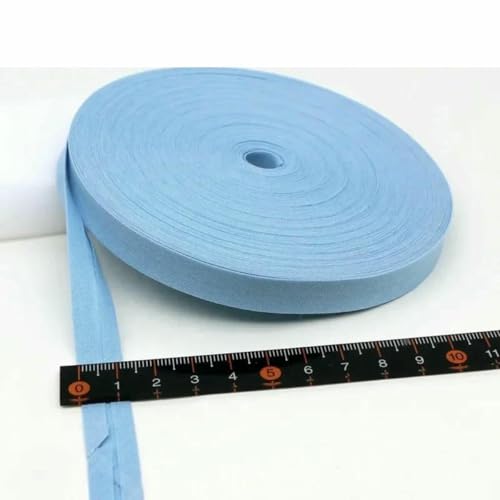 12 mm x 30 Yards Baumwoll-Schrägband, Stoff, Basteln, Nähmaterial, 10–12 mm x 30 Yards 12 mm x 30 Yards Baumwoll-Schrägband, Stoff, Basteln, Nähmaterial, 10–12 mm x 30 Yards von BSGUZ