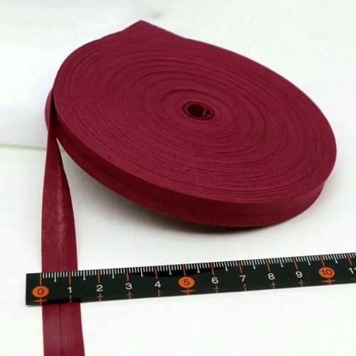 12 mm x 30 Yards Baumwoll-Schrägband, Stoff, Basteln, Nähmaterial, 18–12 mm x 30 Yards 12 mm x 30 Yards Baumwoll-Schrägband, Stoff, Basteln, Nähmaterial, 18–12 mm x 30 Yards von BSGUZ