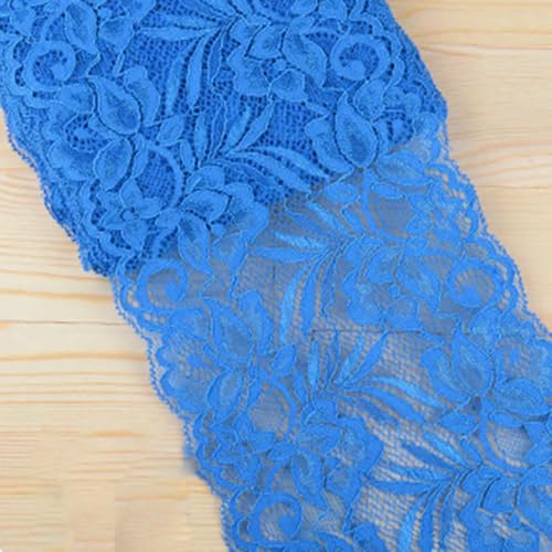 15 cm weicher, elastischer Spandex-Spitzenbesatz, DIY-Kleidung, Kleid, Unterwäsche, Stoff, handgefertigtes Bastelmaterial, weißes und schwarzes Spitzenband, Königsblau, 15 cm breit 15 cm weicher, elastischer Spandex-Spitzenbesatz, DIY-Kleidung, Kleid, Unterwäsche, Stoff, handgefertigtes Bastelmaterial, weißes und schwarzes Spitzenband, Königsblau, 15 cm breit von BSGUZ