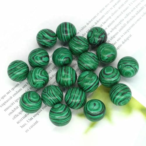 16 mm Mini-Kristallkugel, Naturstein, Kugel, Heimdekoration, Taschen-Edelstein, Reiki-Heilquarz, Amethyst, runde Perle, Mineralprobe, Taiwan-Türkis, 20 Stück 16 mm Mini-Kristallkugel, Naturstein, Kugel, Heimdekoration, Taschen-Edelstein, Reiki-Heilquarz, Amethyst, runde Perle, Mineralprobe, Taiwan-Türkis, 20 Stück von BSGUZ