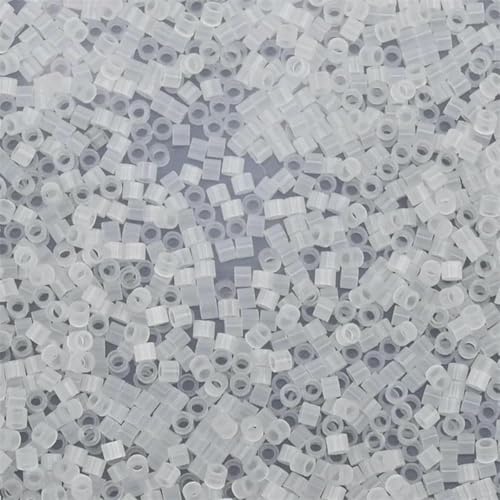 2,0 mm Jadefarbe, kleine Glasperlen, 1400 Stück, durchscheinende, gleichmäßige kleine Perlen für französische Stickereien, DIY-Schmuckherstellung-S1601-2,0 mm, 1400 Stück von BSGUZ