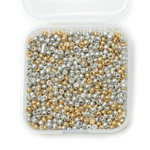 2/3/4,0 mm tschechische Glasperlen für handgenähte Kleidung, kleine lose Abstandshalterperlen, Schmuckherstellungszubehör, 2000–500 Stück, Mix 1–2 mm, 2000 Stück 2/3/4,0 mm tschechische Glasperlen für handgenähte Kleidung, kleine lose Abstandshalterperlen, Schmuckherstellungszubehör, 2000–500 Stück, Mix 1–2 mm, 2000 Stück von BSGUZ