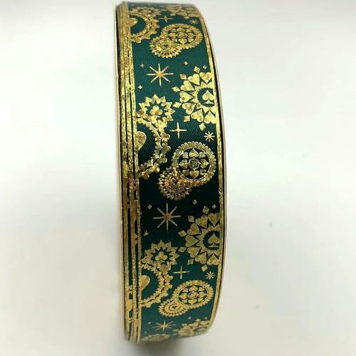 2,5 cm 48/96/144 Yard Satinband Gold Badge Bänder DIY Fliege Schmuck Stirnband Band Blumenpaket-09 Dunkelgrün-2,5 cm x 48 Yard 2,5 cm 48/96/144 Yard Satinband Gold Badge Bänder DIY Fliege Schmuck Stirnband Band Blumenpaket-09 Dunkelgrün-2,5 cm x 48 Yard von BSGUZ