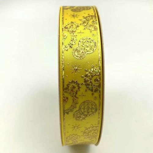 2,5 cm 48/96/144 Yard Satinband Gold Badge Bänder DIY Fliege Schmuck Stirnband Band Blumenpaket-24 Gelb-2,5 cm x 48 Yard 2,5 cm 48/96/144 Yard Satinband Gold Badge Bänder DIY Fliege Schmuck Stirnband Band Blumenpaket-24 Gelb-2,5 cm x 48 Yard von BSGUZ