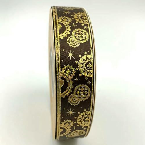 2,5 cm 48/96/144 Yard Satinband Goldabzeichenbänder DIY Fliege Schmuck Stirnband Band Blumenpaket-14 Kaffee-2,5 cm x 96 Yard 2,5 cm 48/96/144 Yard Satinband Goldabzeichenbänder DIY Fliege Schmuck Stirnband Band Blumenpaket-14 Kaffee-2,5 cm x 96 Yard von BSGUZ