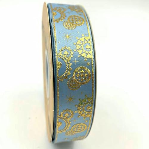 2,5 cm 48/96/144 Yard Satinband Goldabzeichenbänder DIY Fliege Schmuck Stirnband Band Blumenpaket-23 Hellblau-2,5 cm x 96 Yard 2,5 cm 48/96/144 Yard Satinband Goldabzeichenbänder DIY Fliege Schmuck Stirnband Band Blumenpaket-23 Hellblau-2,5 cm x 96 Yard von BSGUZ