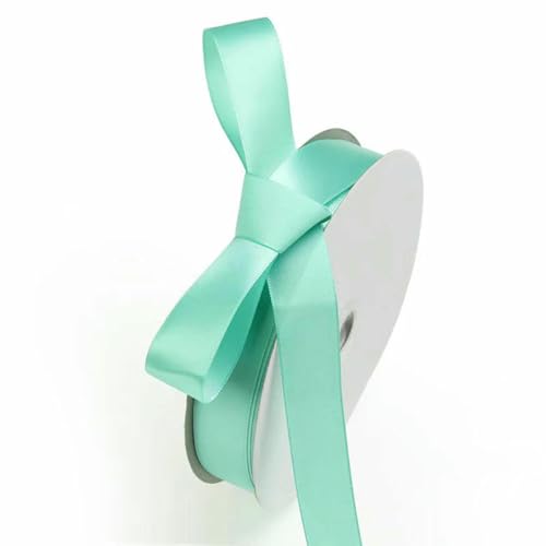 2,5 cm Satinband, Haarschmuck, Verpackung, Hochzeitsfeier, Blumensträuße, Dekoration, 91,4 m, DIY-Bänder, Ribest Floral-grünlich-blau-91,4 m 2,5 cm Satinband, Haarschmuck, Verpackung, Hochzeitsfeier, Blumensträuße, Dekoration, 91,4 m, DIY-Bänder, Ribest Floral-grünlich-blau-91,4 m von BSGUZ