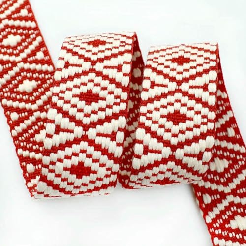 2/5 m, 38 mm, Baumwollgurtband, Gepäckgurt, Schlinge, Canvas-Band, Kleidung, Nähen, Schrägband, dekorative Zopf-Spitzenbesätze, RD901-06, 5 Meter 2/5 m, 38 mm, Baumwollgurtband, Gepäckgurt, Schlinge, Canvas-Band, Kleidung, Nähen, Schrägband, dekorative Zopf-Spitzenbesätze, RD901-06, 5 Meter von BSGUZ