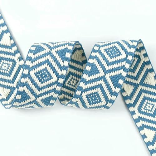 2/5 m, 38 mm, Baumwollgurtband, Gepäckgurt, Schlinge, Leinenband, Kleidung, Nähen, Schrägband, dekorative Borte, Spitzenbesatz, RD707-508, Seeblau, 2 Meter 2/5 m, 38 mm, Baumwollgurtband, Gepäckgurt, Schlinge, Leinenband, Kleidung, Nähen, Schrägband, dekorative Borte, Spitzenbesatz, RD707-508, Seeblau, 2 Meter von BSGUZ