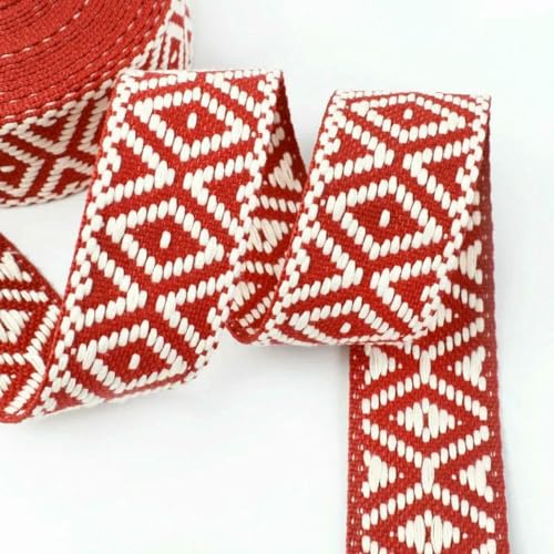 2/5 m, 38 mm, Baumwollgurtband, Gepäckgurt, Schlinge, Leinenband, Kleidung, Nähen, Schrägband, dekorative Borte, Spitzenbesatz, RD825, Rot, 2 Meter 2/5 m, 38 mm, Baumwollgurtband, Gepäckgurt, Schlinge, Leinenband, Kleidung, Nähen, Schrägband, dekorative Borte, Spitzenbesatz, RD825, Rot, 2 Meter von BSGUZ