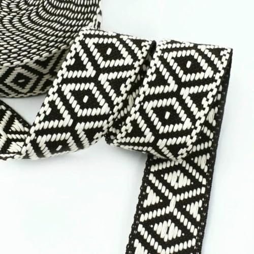 2/5 m 38 mm Baumwollgurtband, Gepäckgurt, Schlinge, Leinenband, Kleidung, Nähen, Schrägband, dekorative Borte, Spitzenbesatz, RD825, Schwarz, 2 Meter 2/5 m 38 mm Baumwollgurtband, Gepäckgurt, Schlinge, Leinenband, Kleidung, Nähen, Schrägband, dekorative Borte, Spitzenbesatz, RD825, Schwarz, 2 Meter von BSGUZ