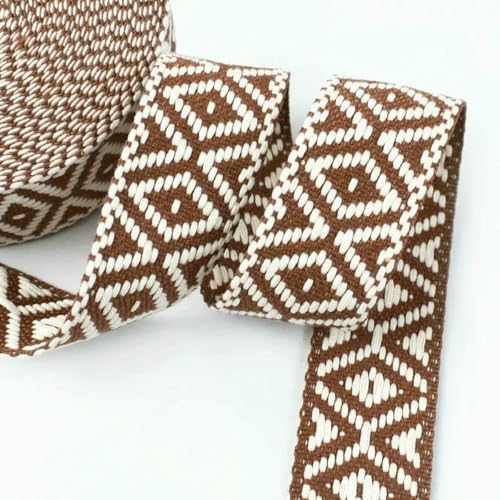 2–10 m, 38 mm, ethnisches Baumwoll-Gurtband, Jacquard-Band, für Gepäcktaschengurte, Kleidung, Nähen, dekorative Spitzenbesatz, DIY-Zubehör, RD825, Hellkaffee, 38 mm, 5 Meter 2–10 m, 38 mm, ethnisches Baumwoll-Gurtband, Jacquard-Band, für Gepäcktaschengurte, Kleidung, Nähen, dekorative Spitzenbesatz, DIY-Zubehör, RD825, Hellkaffee, 38 mm, 5 Meter von BSGUZ