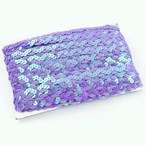 2–20 m Pailletten-Spitzenstoffbesatz für Hochzeitsdekoration, Glitzerband, Bühnenkostüm, Tanzkleid, Kleidungsstück, DIY, handgefertigtes Nähzubehör, 10 Lila, 15 mm, 10 Meter 2–20 m Pailletten-Spitzenstoffbesatz für Hochzeitsdekoration, Glitzerband, Bühnenkostüm, Tanzkleid, Kleidungsstück, DIY, handgefertigtes Nähzubehör, 10 Lila, 15 mm, 10 Meter von BSGUZ