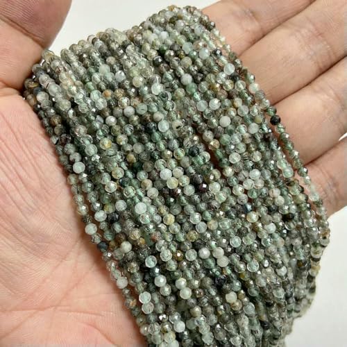 2 3 4 mm 15,5" Kleine winzige grüne natürliche Türkis-Jade-Achat-Quarz-Amazonit-Steinperlen Lose Abstandsperlen Zubehör DIY-Nr. 33 Quarz-3,0 mm Ca. 130 Stück 2 3 4 mm 15,5" Kleine winzige grüne natürliche Türkis-Jade-Achat-Quarz-Amazonit-Steinperlen Lose Abstandsperlen Zubehör DIY-Nr. 33 Quarz-3,0 mm Ca. 130 Stück von BSGUZ