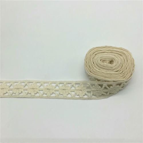 2 Yards/Los Bestickte Baumwollspitze Nähzubehör Handarbeit für Kleidungstasche Hochzeitsdekoration Scrapbooking U Pick-20 mm breit_g von BSGUZ