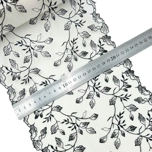 2 Yards bestickter Tüllbesatz, DIY-Kleid, Nähen, Basteln, weiche Netzstickereispitze für Dessous, Unterwäsche, Stoff, Bastelzubehör, 4-2 Yards 2 Yards bestickter Tüllbesatz, DIY-Kleid, Nähen, Basteln, weiche Netzstickereispitze für Dessous, Unterwäsche, Stoff, Bastelzubehör, 4-2 Yards von BSGUZ