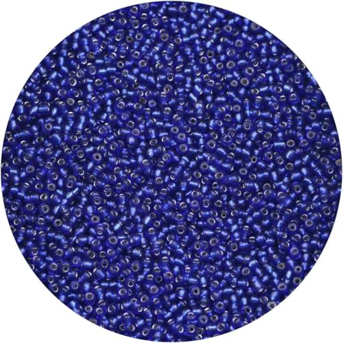 2 mm, 1500 Stück, 18 g, silberfarbene Innenseite, Rocailles-Perlen aus Glas, Bastelperlen für Armbänder, Halsketten, Ringe, Rocailles-Perlen für DIY-Kunsthandwerk, Blau, 18 g, 1500 Stü 2 mm, 1500 Stück, 18 g, silberfarbene Innenseite, Rocailles-Perlen aus Glas, Bastelperlen für Armbänder, Halsketten, Ringe, Rocailles-Perlen für DIY-Kunsthandwerk, Blau, 18 g, 1500 Stü von BSGUZ