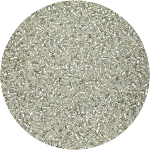 2 mm, 1500 Stück, 18 g, silberfarbene Innenseite, Rocailles-Perlen aus Glas, Bastelperlen für Armbänder, Halsketten, Ringe, Rocailles-Perlen für DIY-Kunsthandwerk, Weiß, 18 g, 1500 Stü 2 mm, 1500 Stück, 18 g, silberfarbene Innenseite, Rocailles-Perlen aus Glas, Bastelperlen für Armbänder, Halsketten, Ringe, Rocailles-Perlen für DIY-Kunsthandwerk, Weiß, 18 g, 1500 Stü von BSGUZ